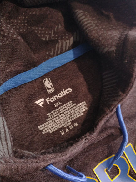 Golden State Warriors Men s NBA Fanatics Hoodie Basketball Hooded Sweatshirt 2XL - Picture 7 of 10